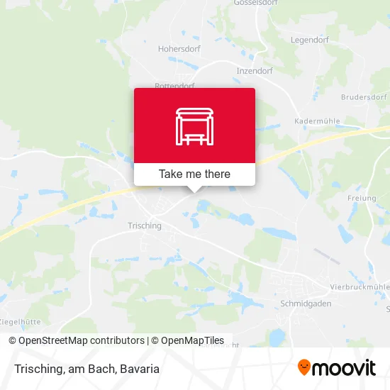 Карта Trisching, am Bach