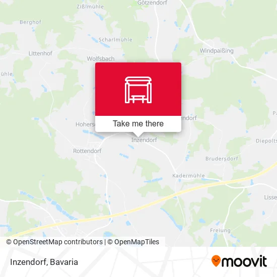 Карта Inzendorf