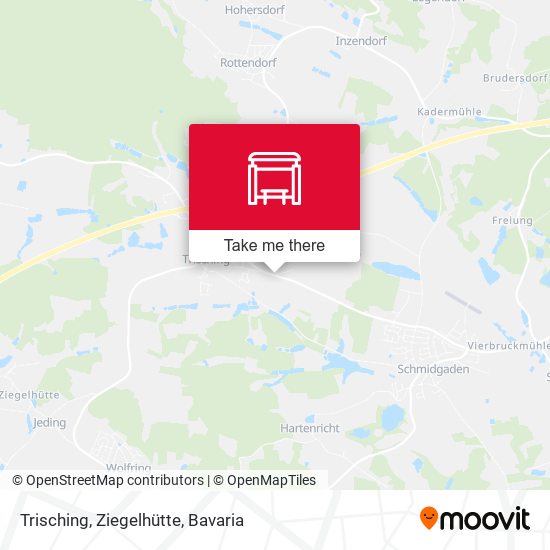 Trisching, Ziegelhütte map
