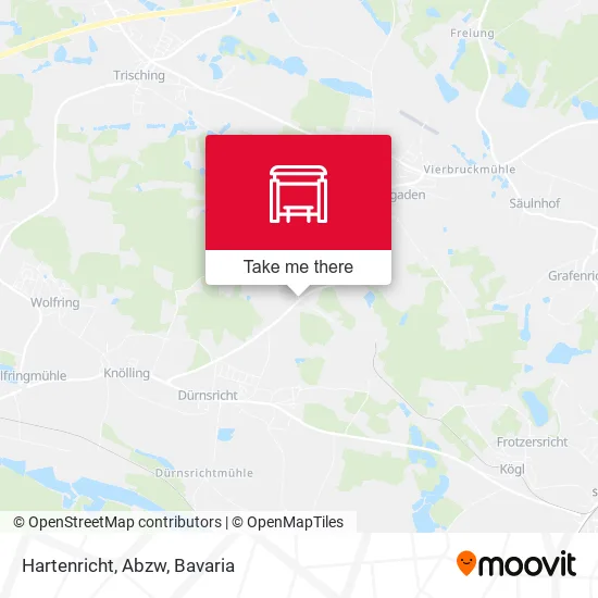 Карта Hartenricht, Abzw