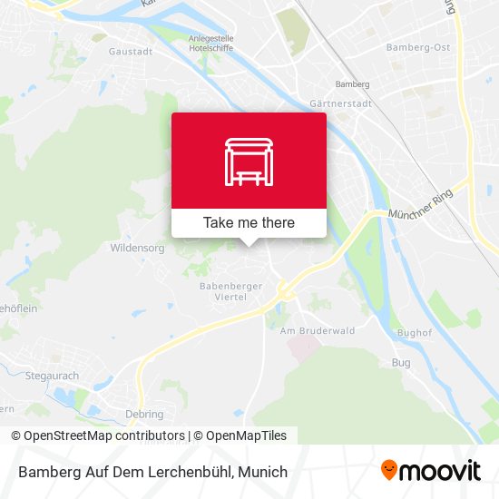 Bamberg Auf Dem Lerchenbühl map