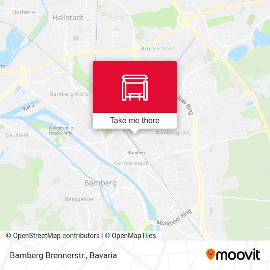 Bamberg Brennerstr. map
