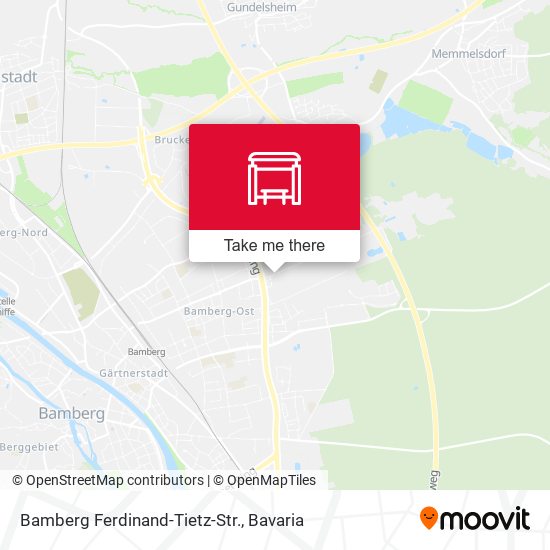 Bamberg Ferdinand-Tietz-Str. map