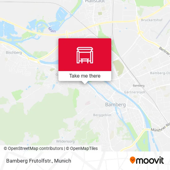 Карта Bamberg Frutolfstr.