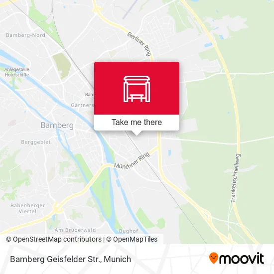 Карта Bamberg Geisfelder Str.