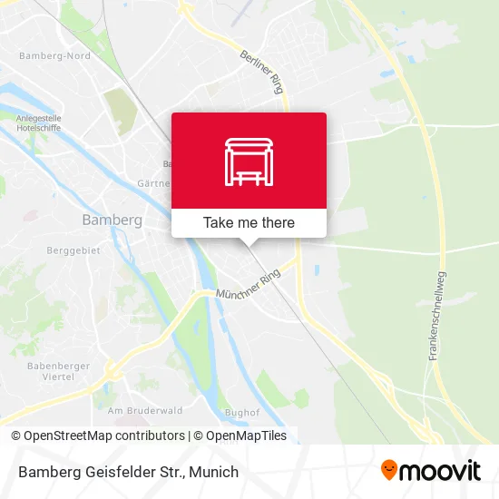 Карта Bamberg Geisfelder Str.
