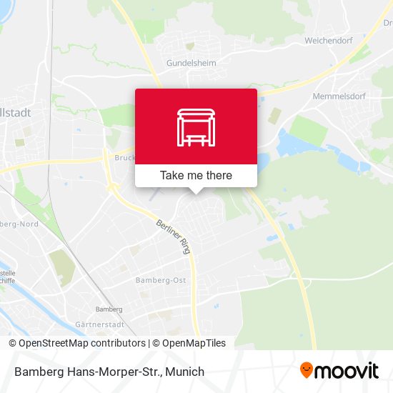 Bamberg Hans-Morper-Str. map