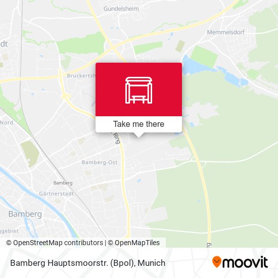 Bamberg Hauptsmoorstr. (Bpol) map