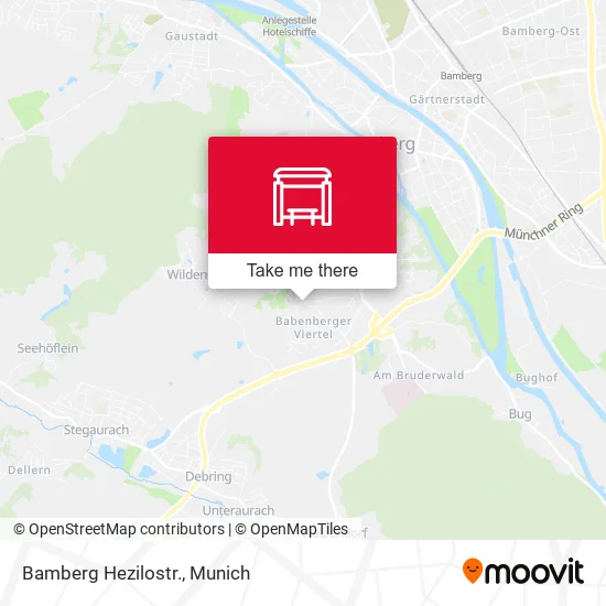 Карта Bamberg Hezilostr.