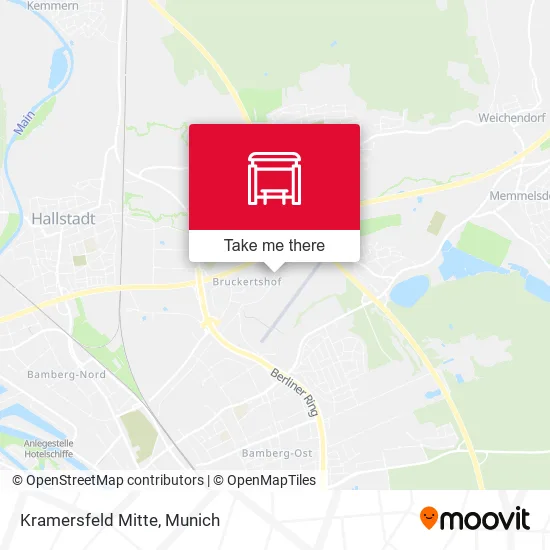 Карта Kramersfeld Mitte