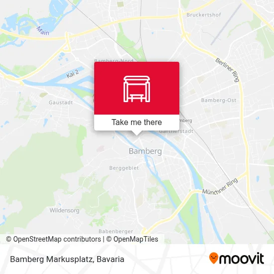 Bamberg Markusplatz map