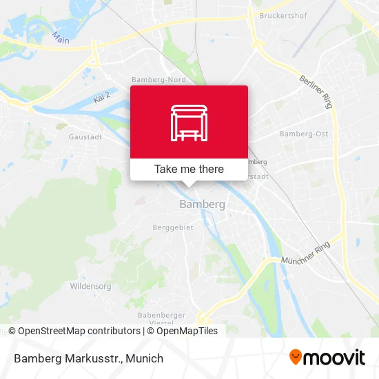 Карта Bamberg Markusstr.