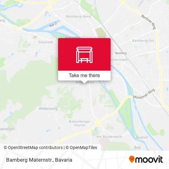 Карта Bamberg Maternstr.