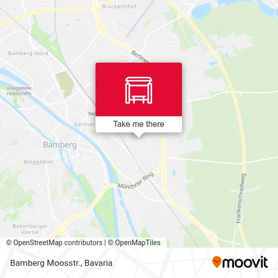 Bamberg Moosstr. map
