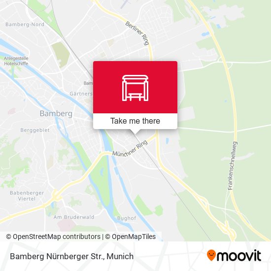 Карта Bamberg Nürnberger Str.