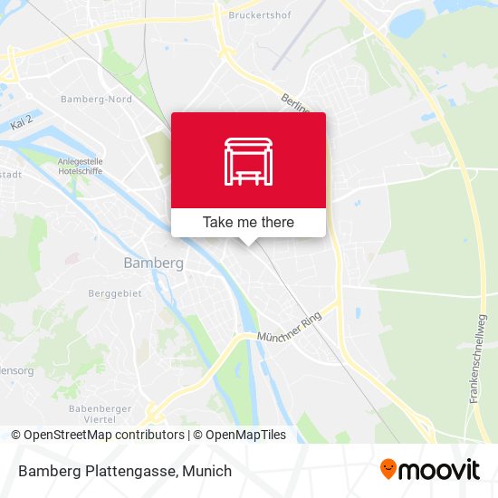 Bamberg Plattengasse map
