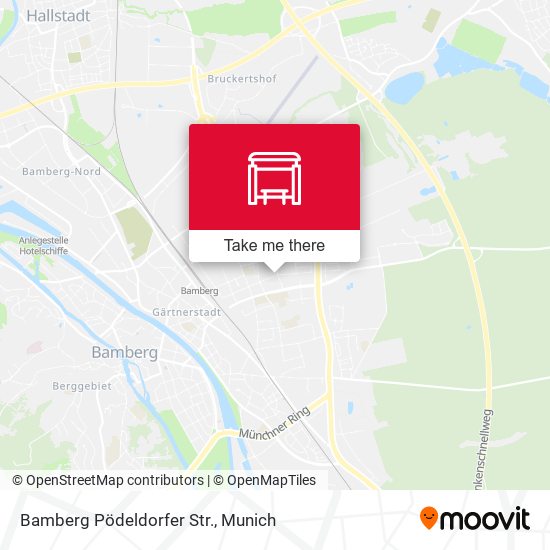 Bamberg Pödeldorfer Str. map