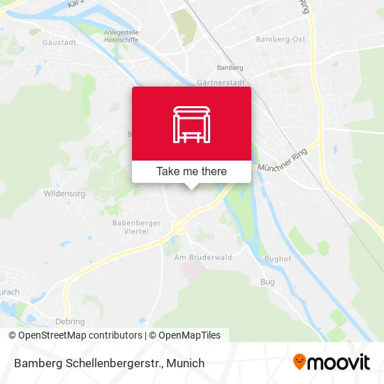 Карта Bamberg Schellenbergerstr.