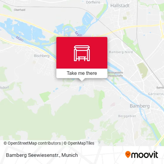 Карта Bamberg Seewiesenstr.