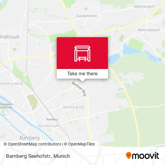 Карта Bamberg Seehofstr.