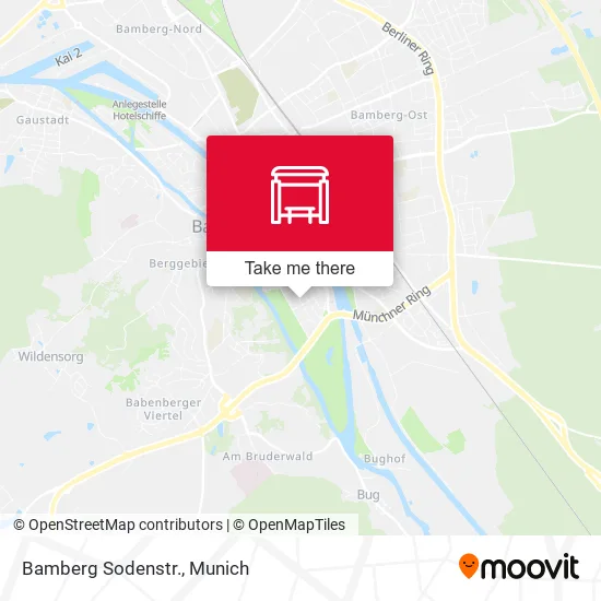 Карта Bamberg Sodenstr.