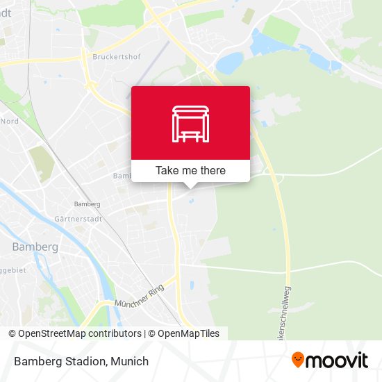 Bamberg Stadion map