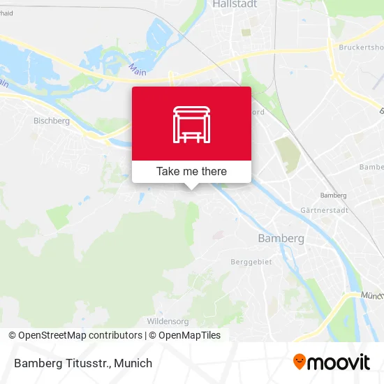 Карта Bamberg Titusstr.