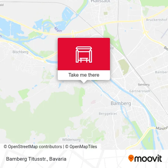 Bamberg Titusstr. map