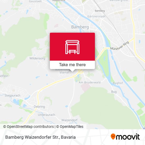 Карта Bamberg Waizendorfer Str.