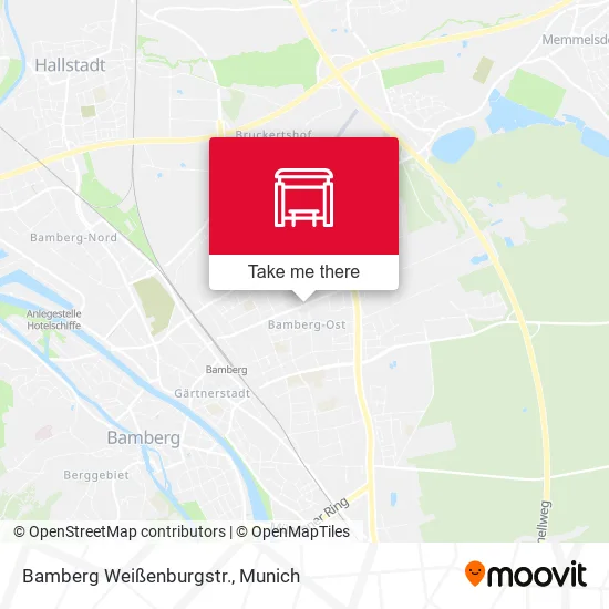 Карта Bamberg Weißenburgstr.