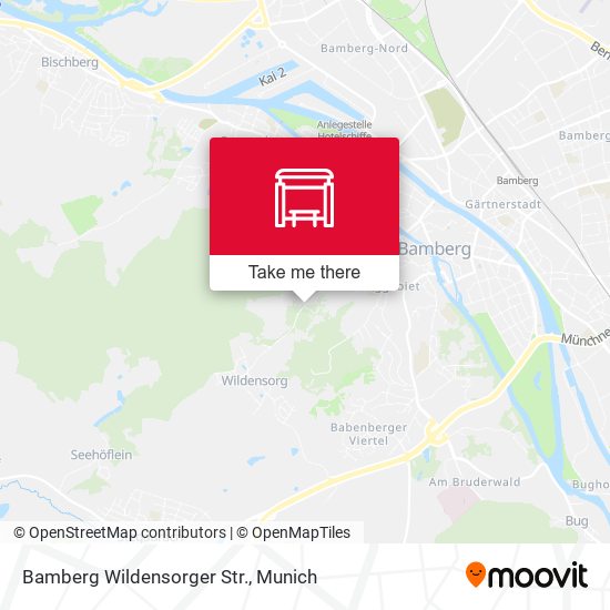Bamberg Wildensorger Str. map