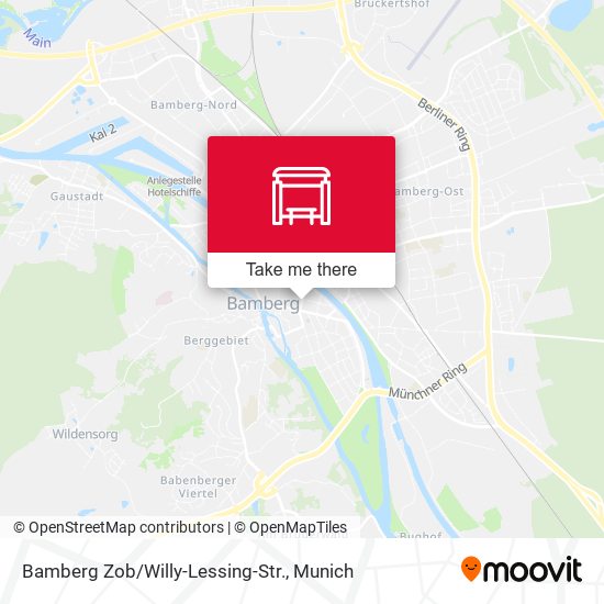 Карта Bamberg Zob/Willy-Lessing-Str.