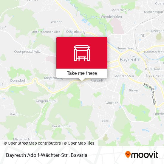 Bayreuth Adolf-Wächter-Str. map