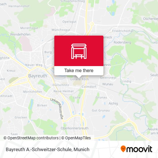 Bayreuth A.-Schweitzer-Schule map