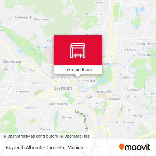 Bayreuth Albrecht-Dürer-Str. map