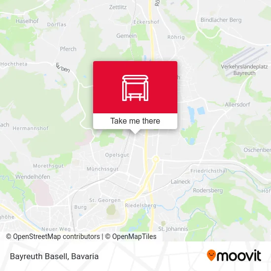 Карта Bayreuth Basell