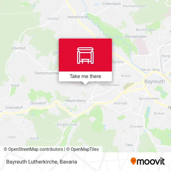 Карта Bayreuth Lutherkirche