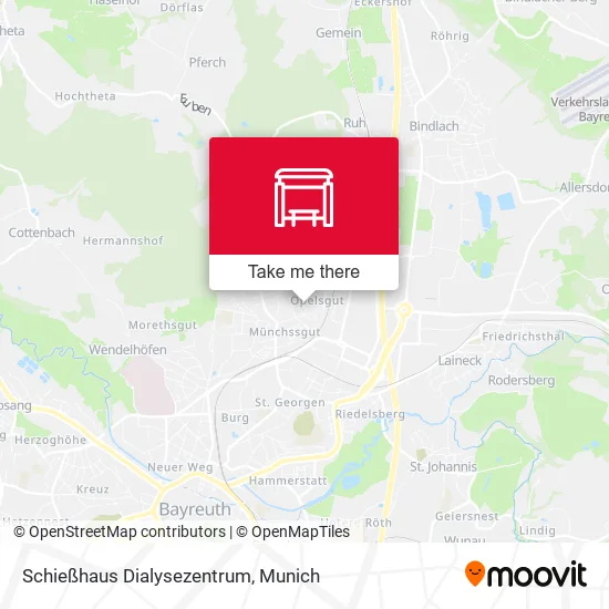Карта Schießhaus Dialysezentrum