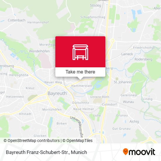 Карта Bayreuth Franz-Schubert-Str.