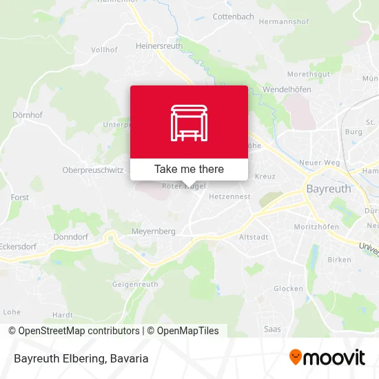 Bayreuth Elbering map