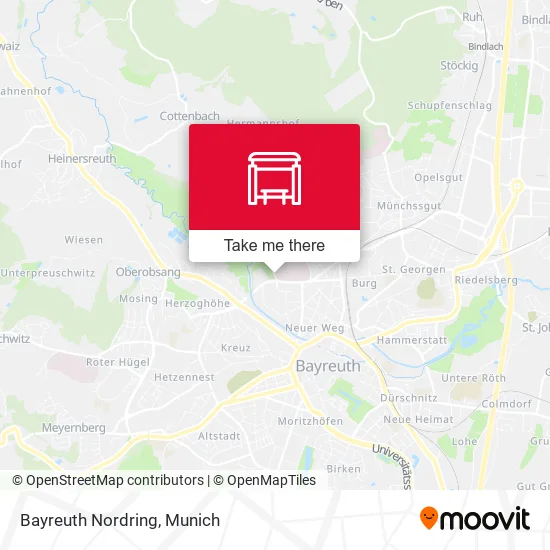 Карта Bayreuth Nordring