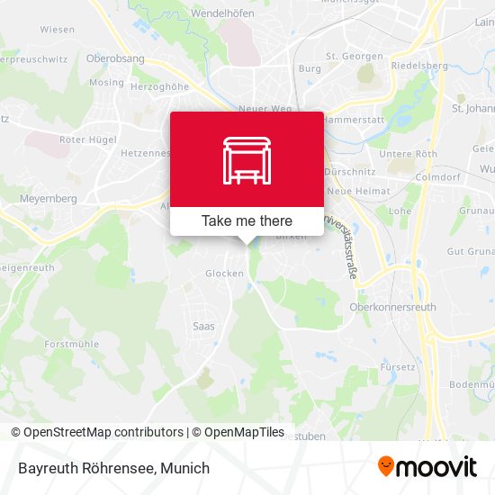 Bayreuth Röhrensee map