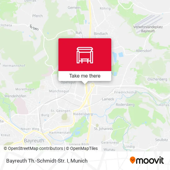 Карта Bayreuth Th.-Schmidt-Str. I