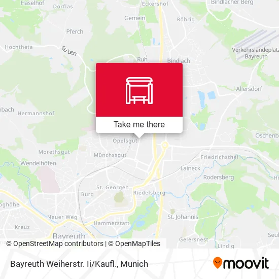 Карта Bayreuth Weiherstr. Ii/Kaufl.