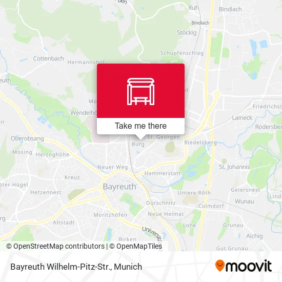 Карта Bayreuth Wilhelm-Pitz-Str.