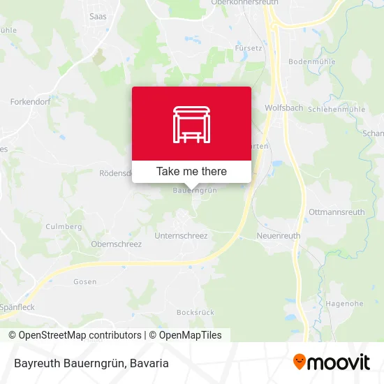 Карта Bayreuth Bauerngrün