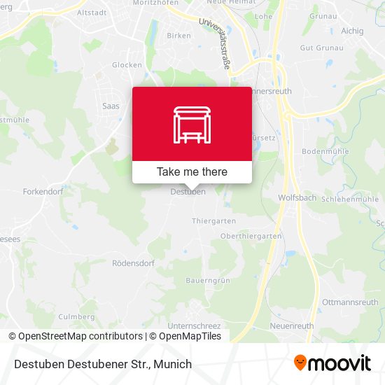 Карта Destuben Destubener Str.