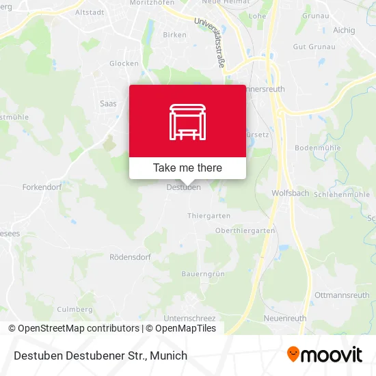 Карта Destuben Destubener Str.