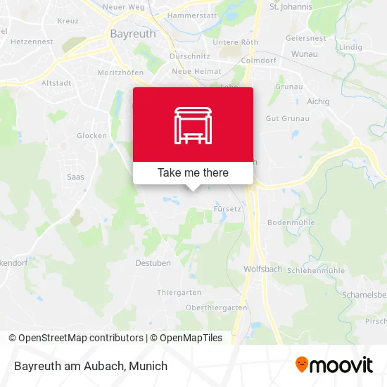 Bayreuth am Aubach map