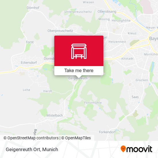 Карта Geigenreuth Ort